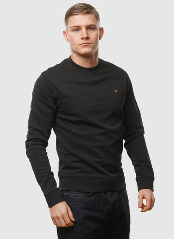 Tim New Crew Neck Sweatshirt - Black