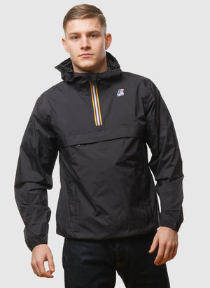 Le Vrai 4.0. Leon Halfzip Windbreaker - Black Pure