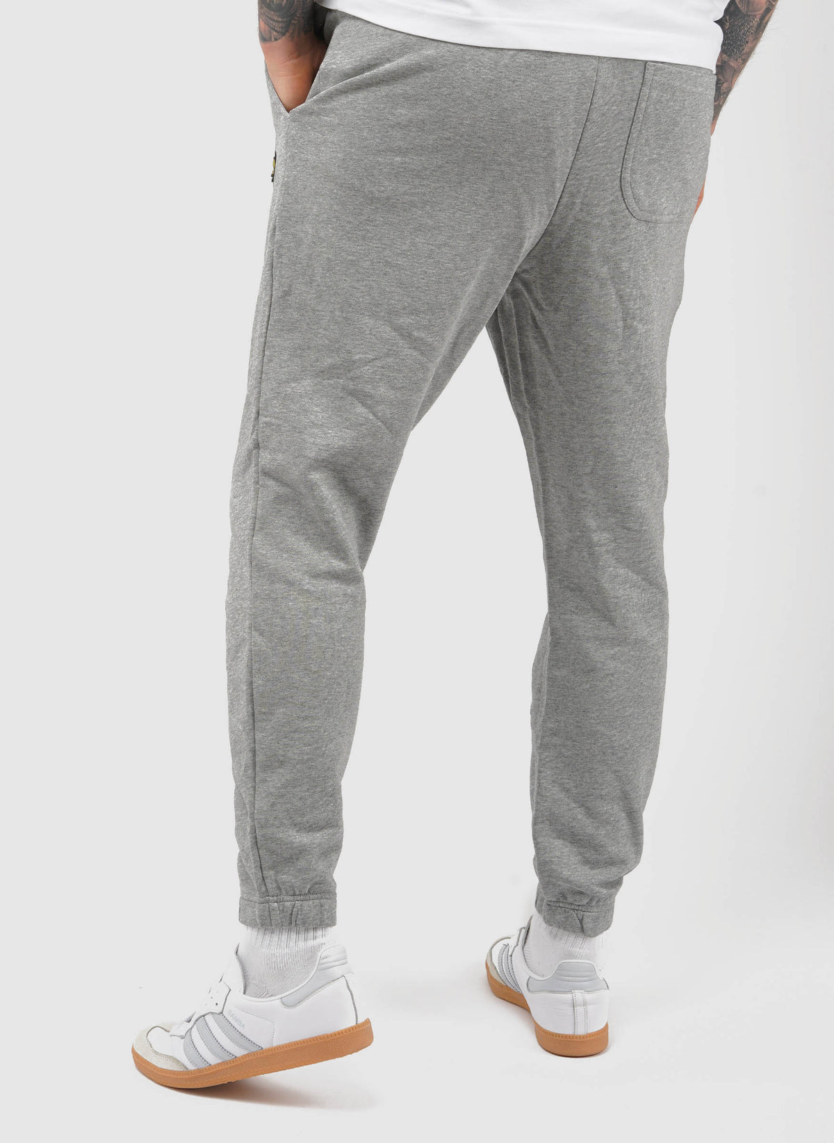 Slim Fit Sweat Pant - Mid Grey Marl