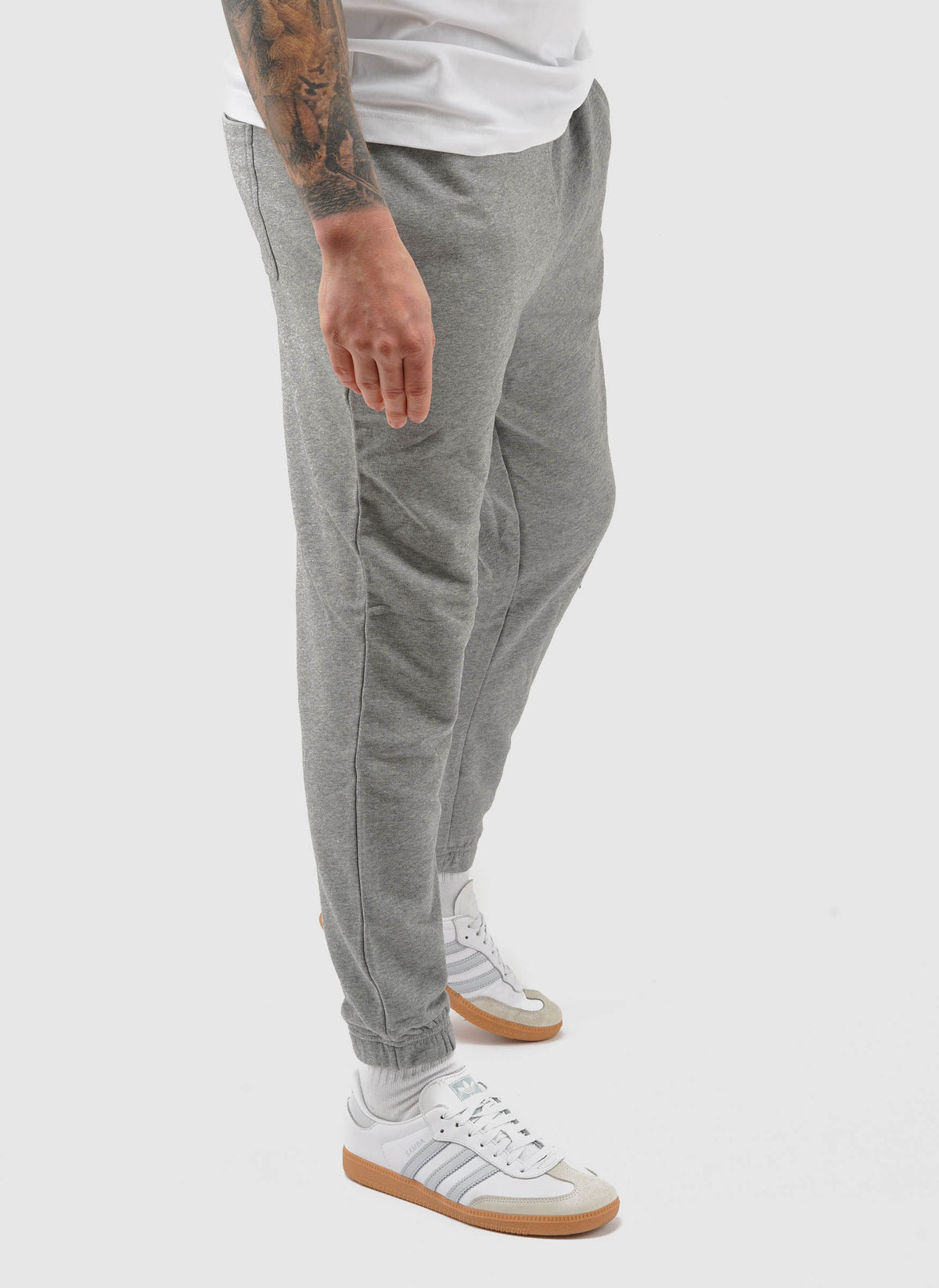 Slim Fit Sweat Pant - Mid Grey Marl