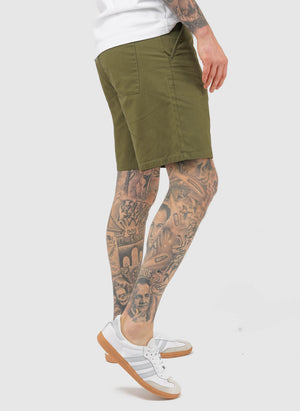 Sepel Twill Shorts - Vintage Green