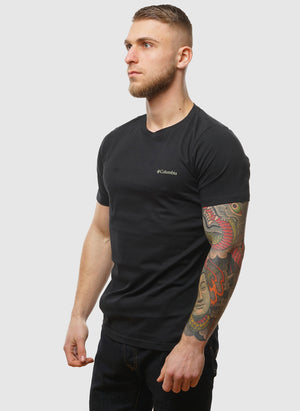 Rapid Ridge Back Graphic II T-Shirt - Black/Button Badge