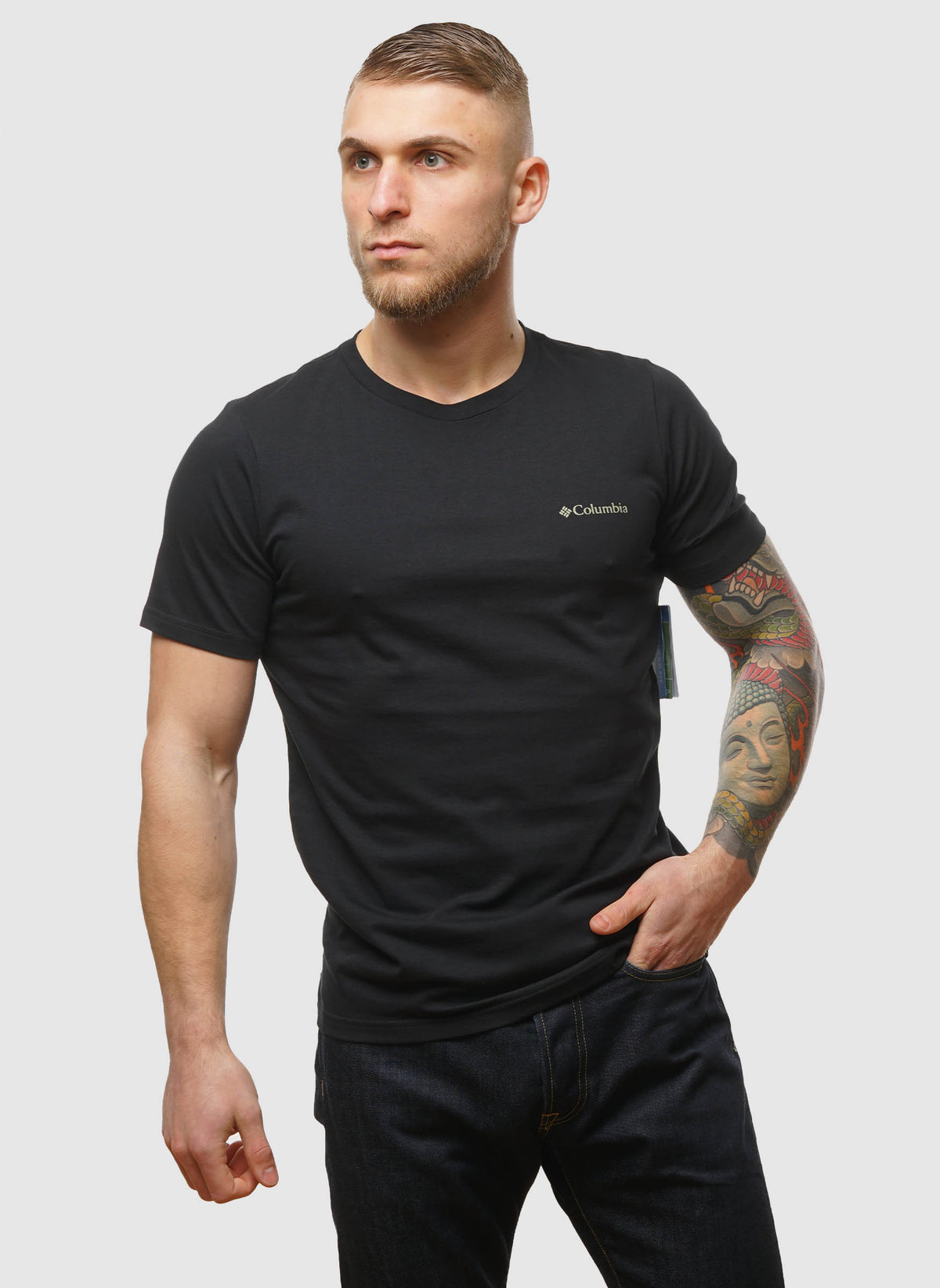 Rapid Ridge Back Graphic II T-Shirt - Black/Button Badge