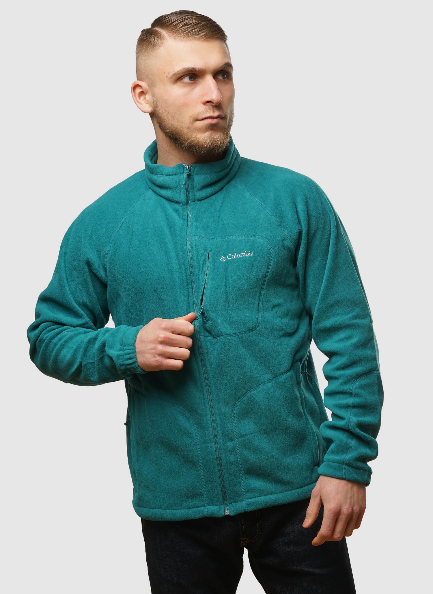 Fast Trek II Full Zip Fleece Jacket - River Blue