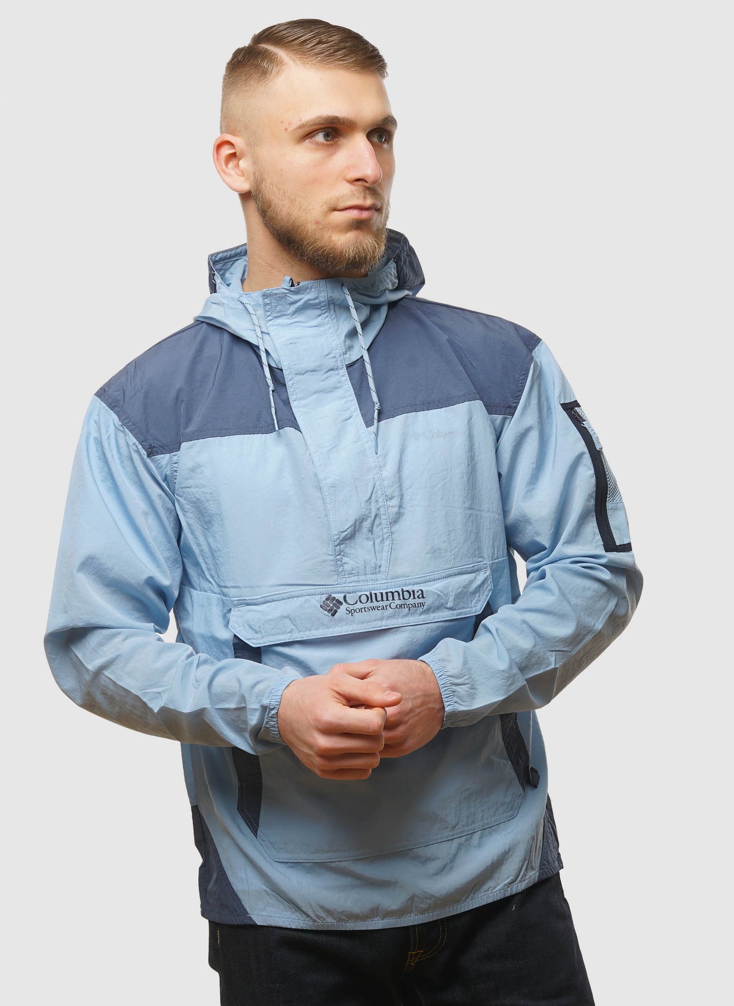 Challenger Windbreaker Anorak - Ripple Blue