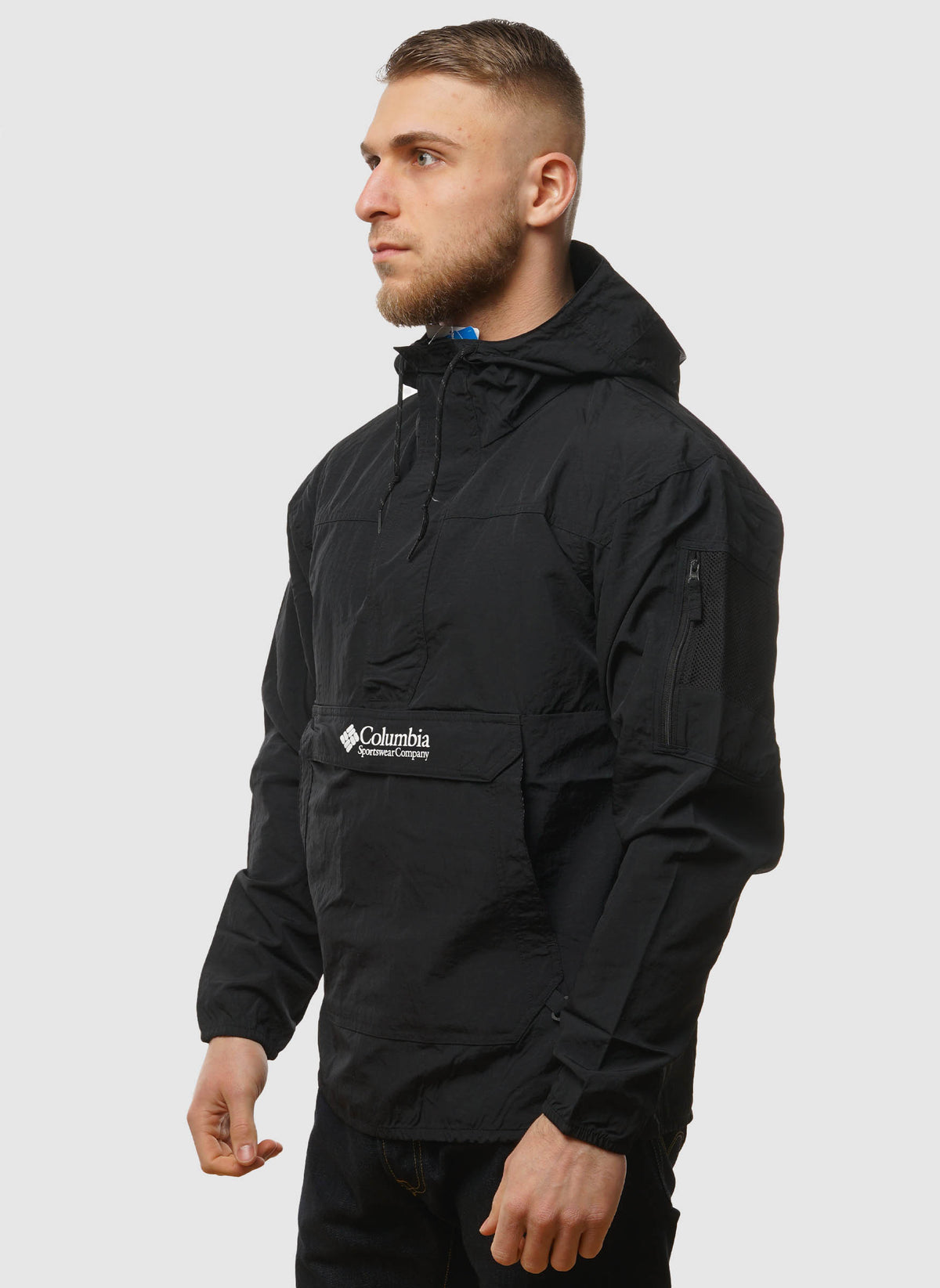 Challenger Windbreaker Anorak - Black