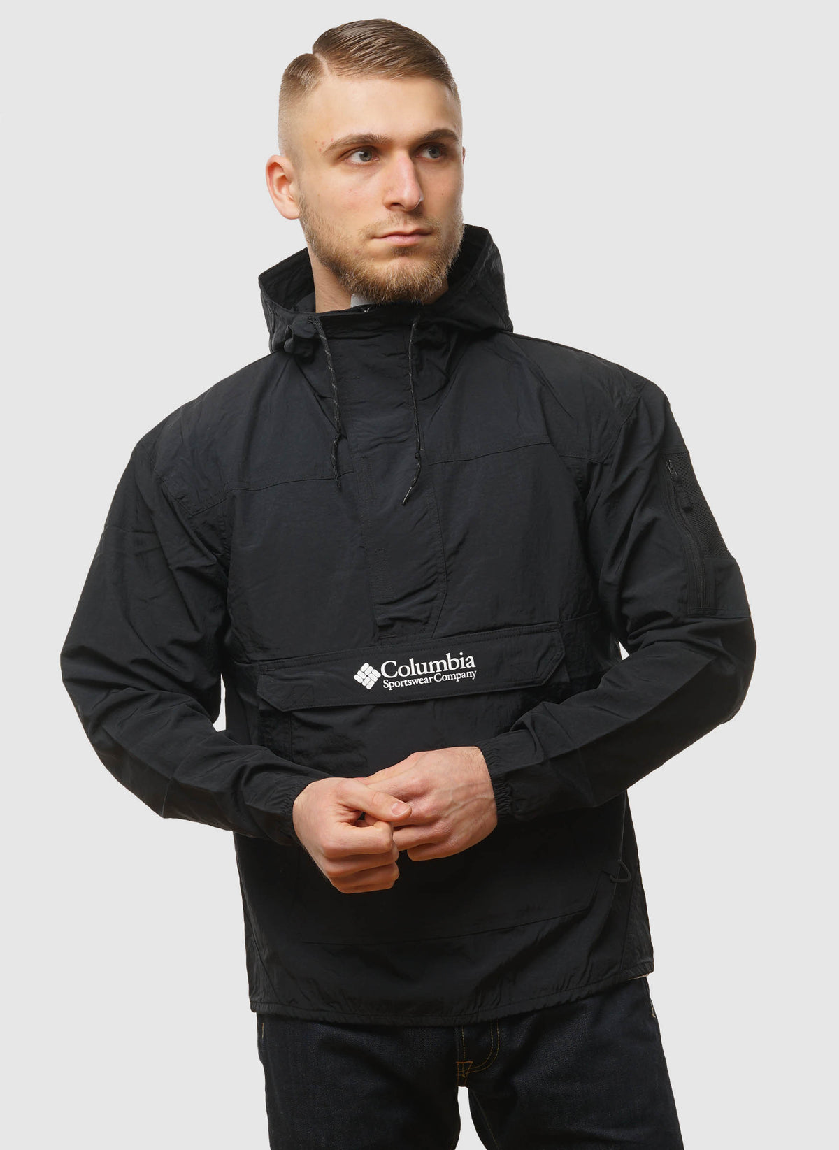 Challenger Windbreaker Anorak - Black