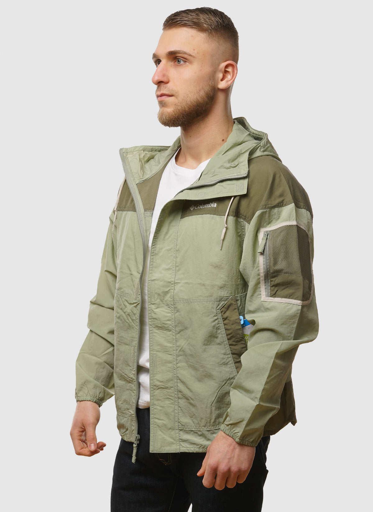 Challenger II Windbreaker - Safari/Stone Green