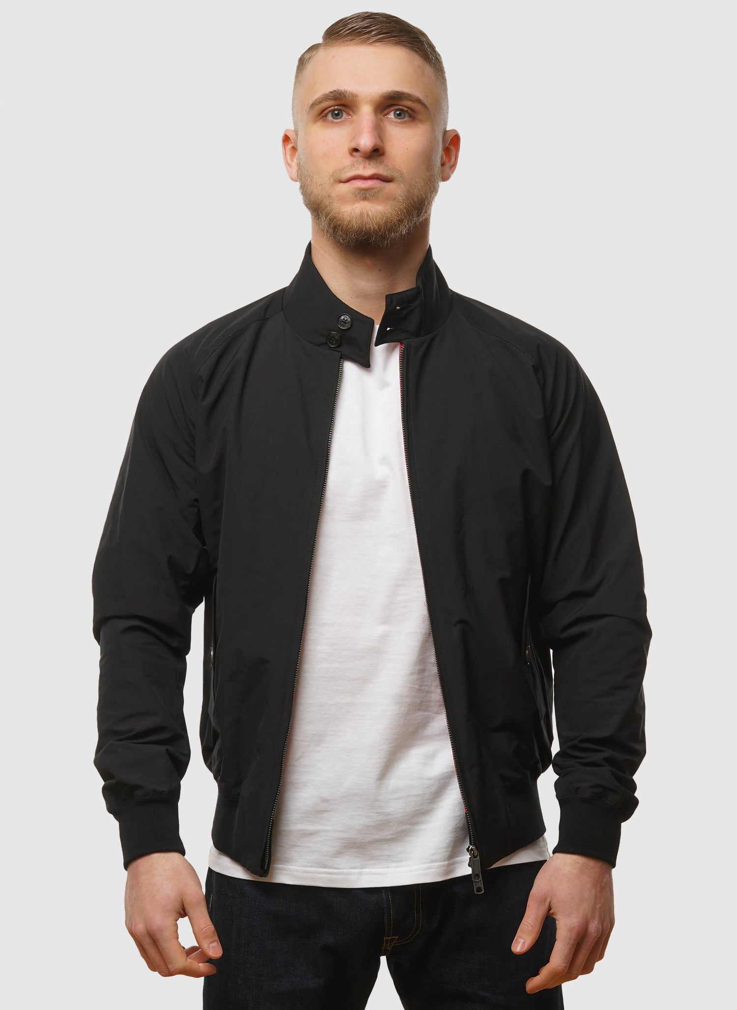 G9 Classic Harrington Jacket - Black