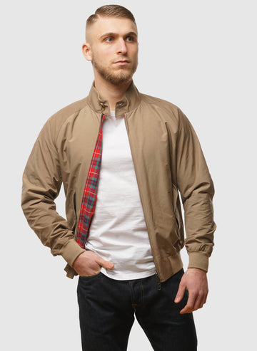 G9 Classic Harrington Jacket - Tan