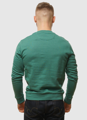 Tim Crew Neck Sweatshirt - Green Meadow