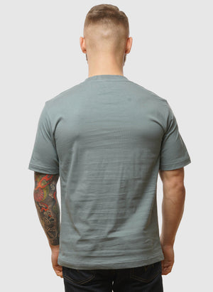 Johannes Logo T-Shirt - Greyish Blue