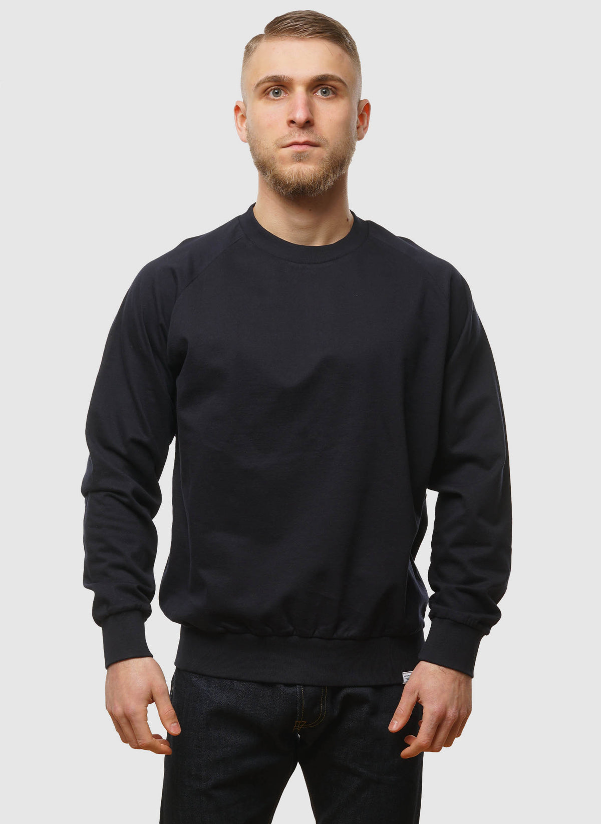 Marten Relaxed Raglan Sweatshirt - Dark Navy