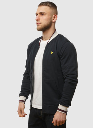 Half Tipped Jersey Bomber - Dark Navy