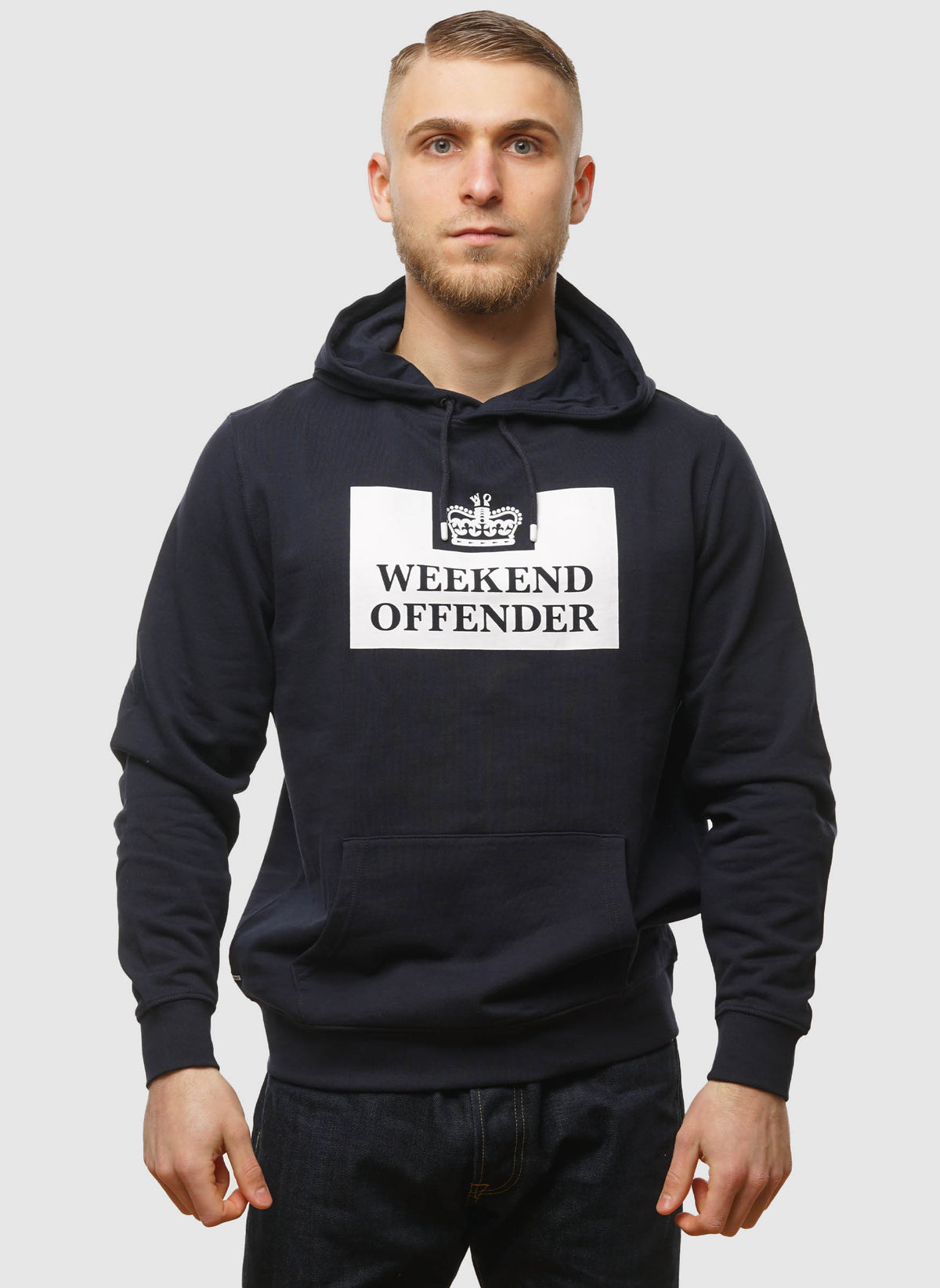 HM Service Hooded Sweatshirt - Navy