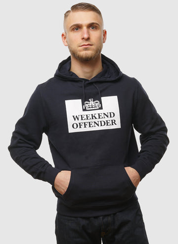 HM Service Hooded Sweatshirt - Navy