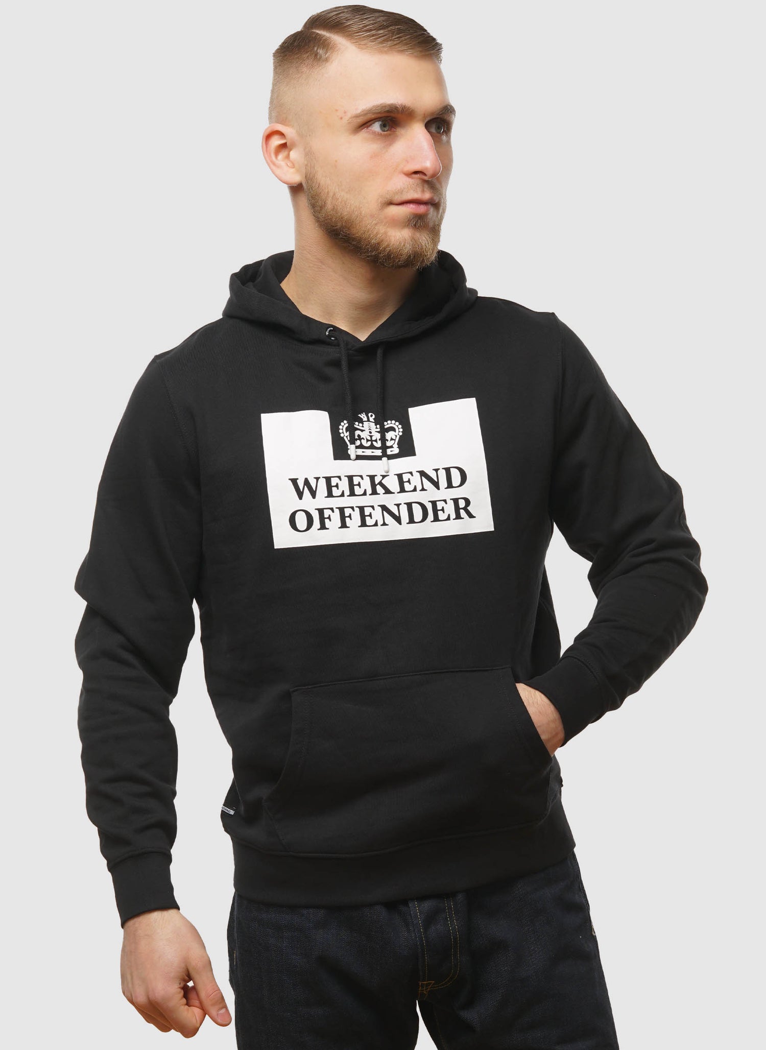 HM Service Hooded Sweatshirt - Black