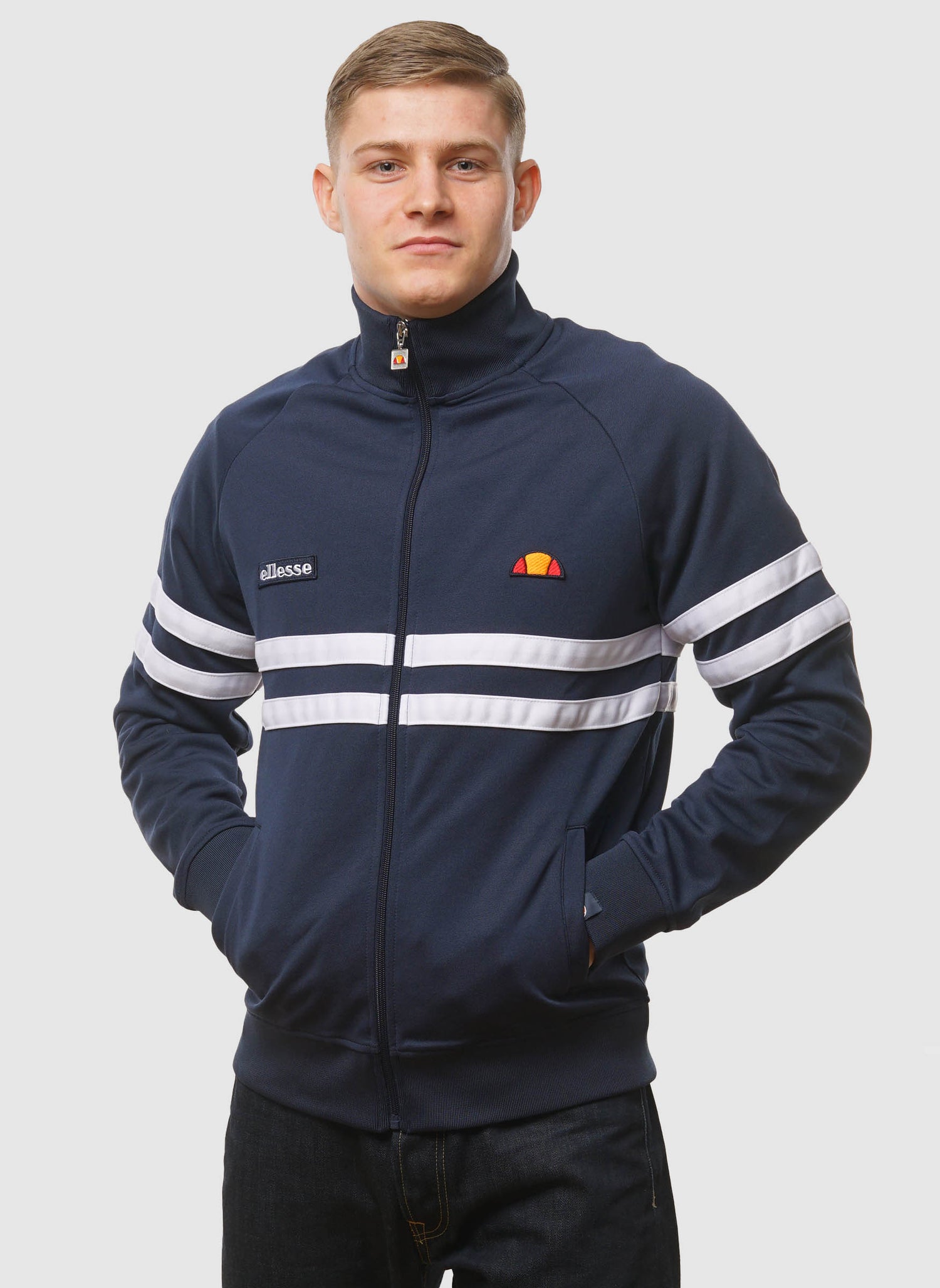 Rimini Tracktop - Navy/White