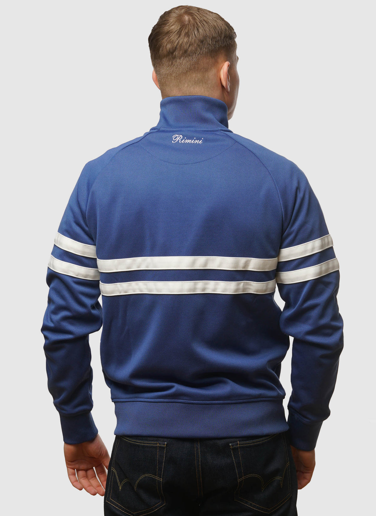 Rimini Tracktop - Navy/Off White