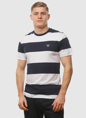 Whalton Stripe T-Shirt - Navy