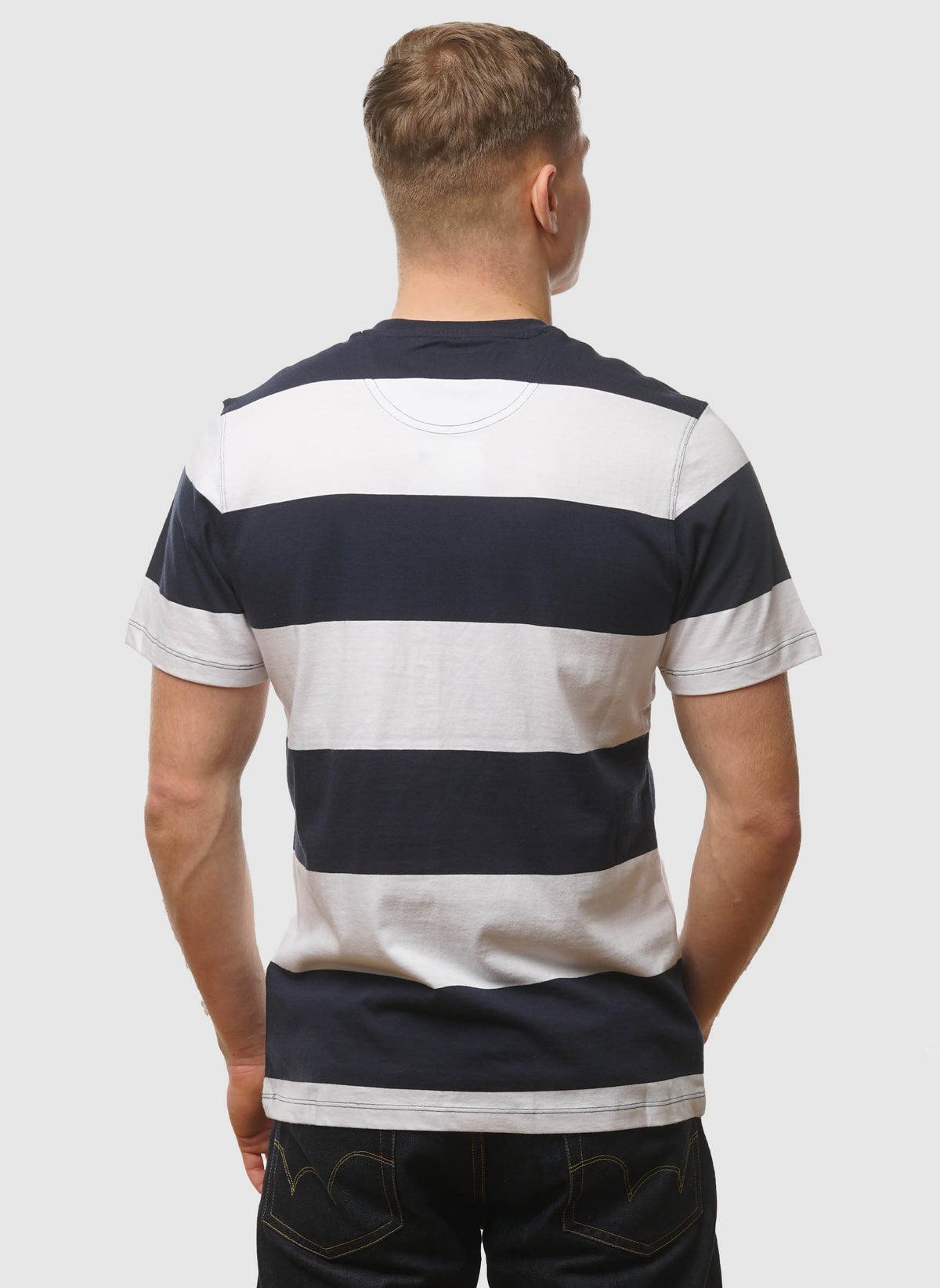 Whalton Stripe T-Shirt - Navy