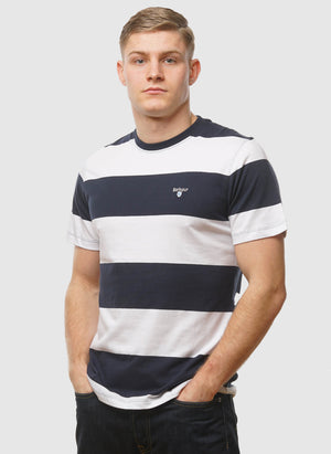 Whalton Stripe T-Shirt - Navy