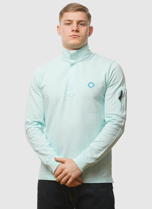 Funnel Neck Poloshirt - Iceberg