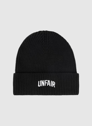 Unfair Organic Knit Beanie - Black