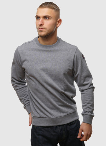Logo Patch Sweatshirt - Mid Grey
