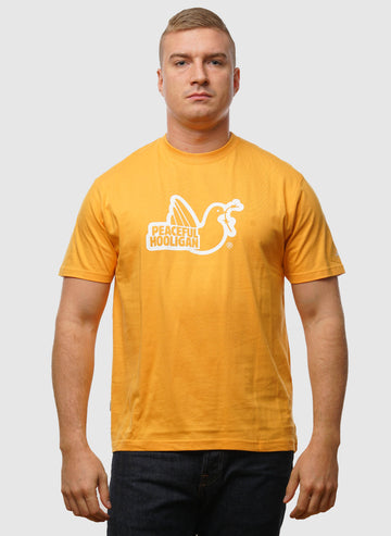 Outline Dove T-Shirt - Apricot