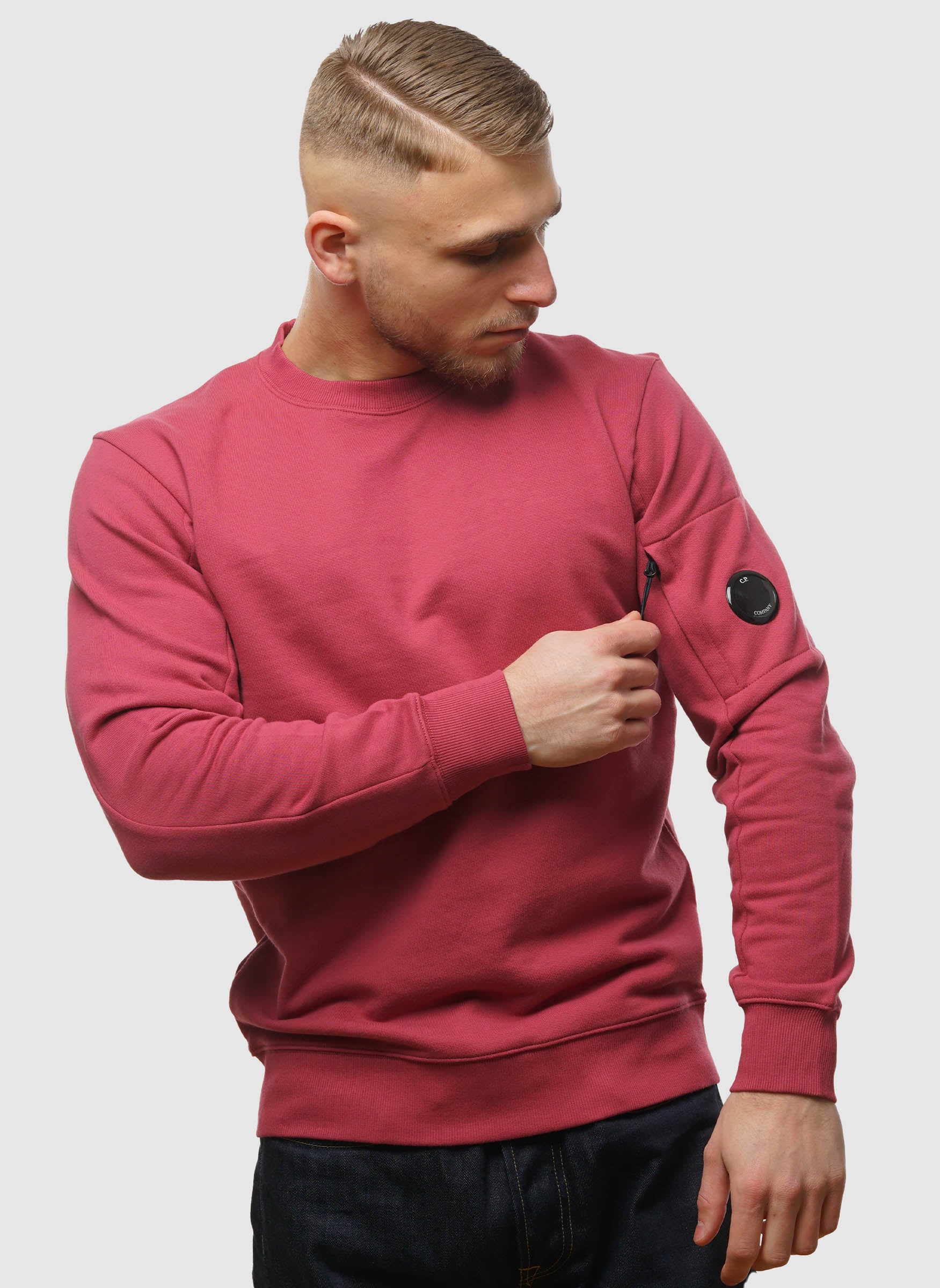 Cp company hot sale sweatshirt red