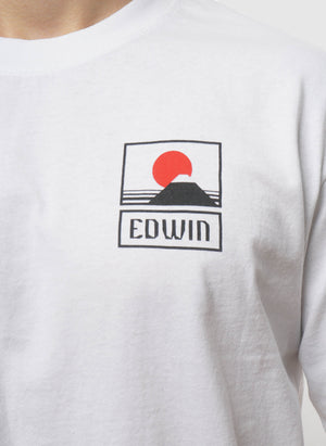 Sunset On Mt Fuji T-Shirt - White