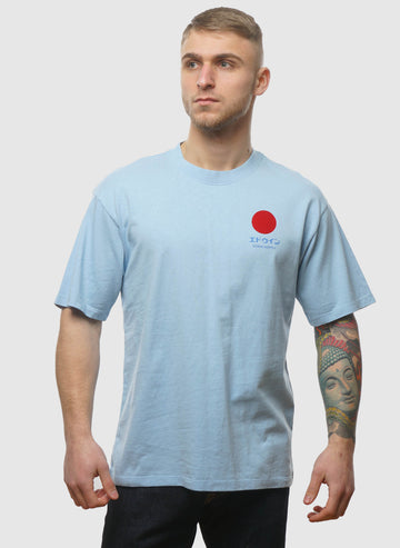 Japanese Sun Supply T-Shirt - Placid Blue