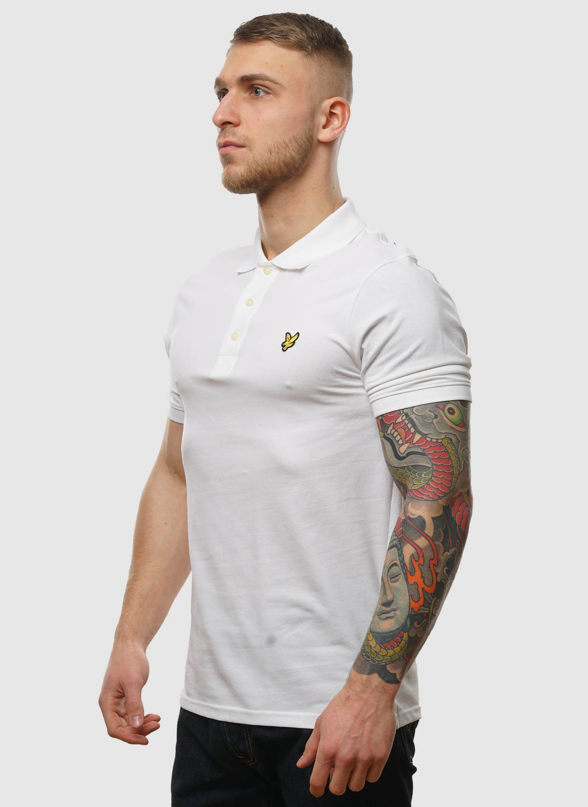 Plain Poloshirt - White