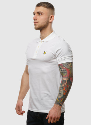 Plain Poloshirt - White