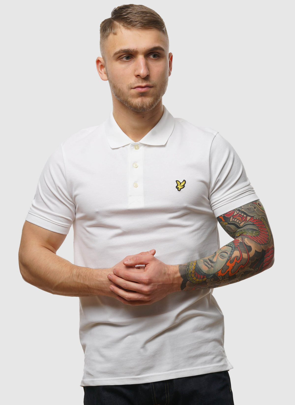 Plain Poloshirt - White