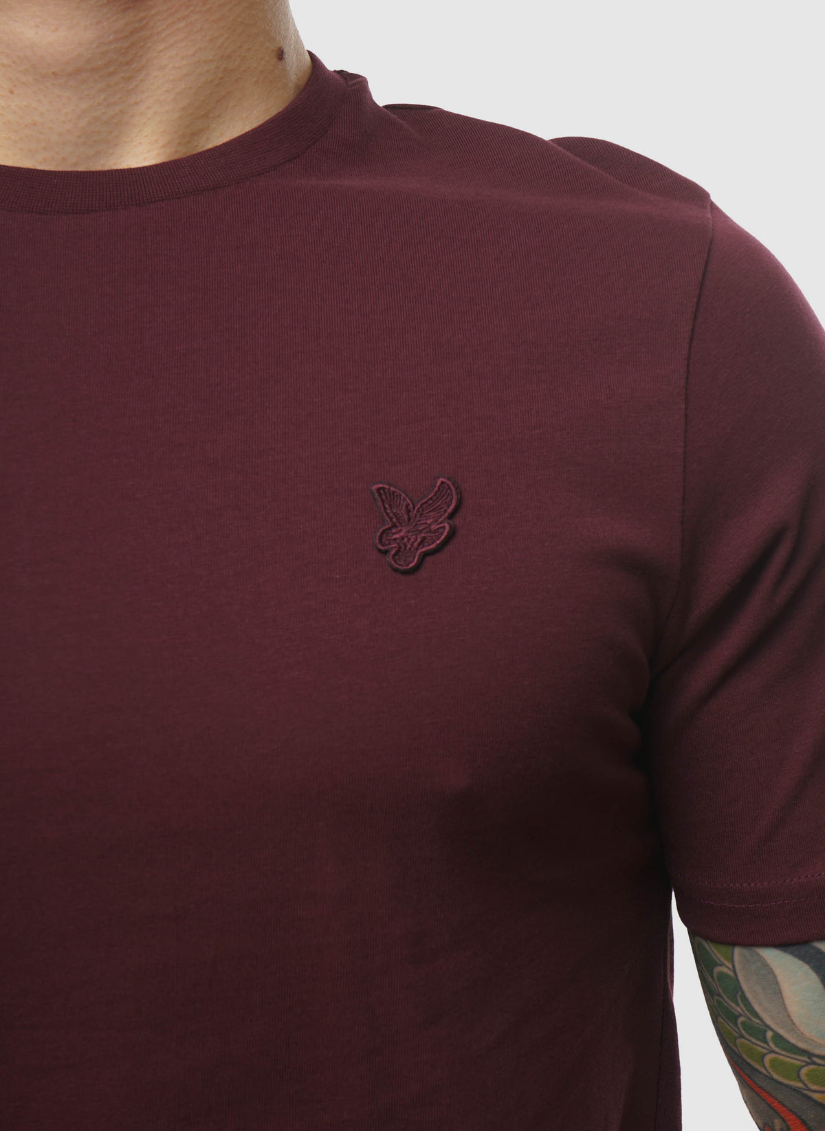 Tonal Eagle T-Shirt - Burgundy