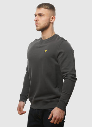 Crew Neck Sweatshirt - Gunmetal