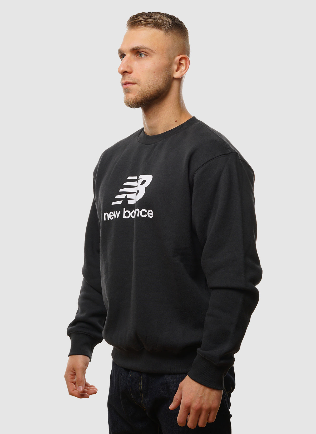 Sport Fleece Logo Sweatshirt - Black