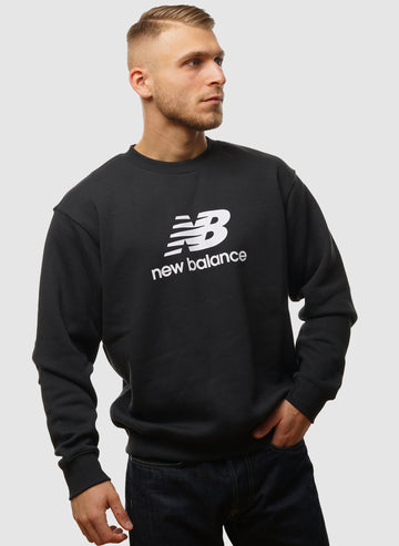 Sport Fleece Logo Sweatshirt - Black