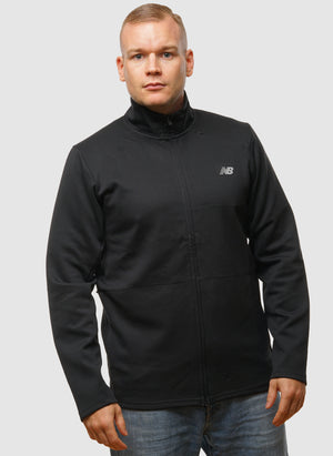 Tech Knit Full Zip- Black