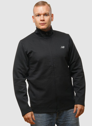 Tech Knit Full Zip- Black