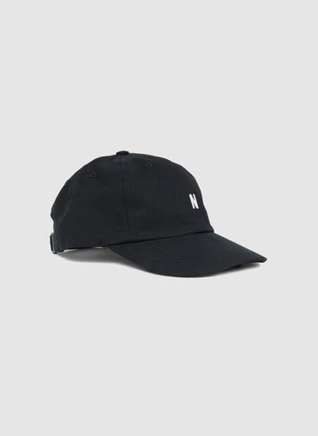 Twill Sports Cap - Black