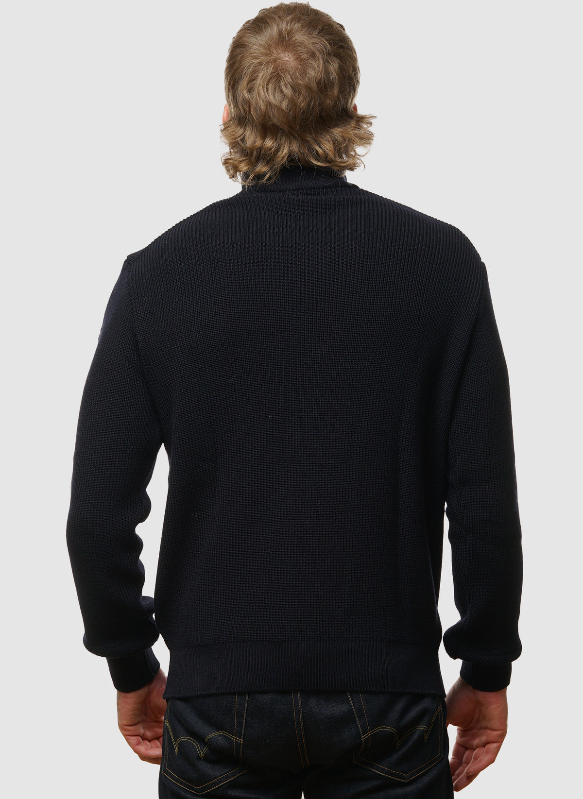 Zipped Pocket Jumper - Blue