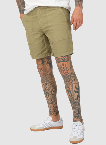 Patch Shorts - Herb