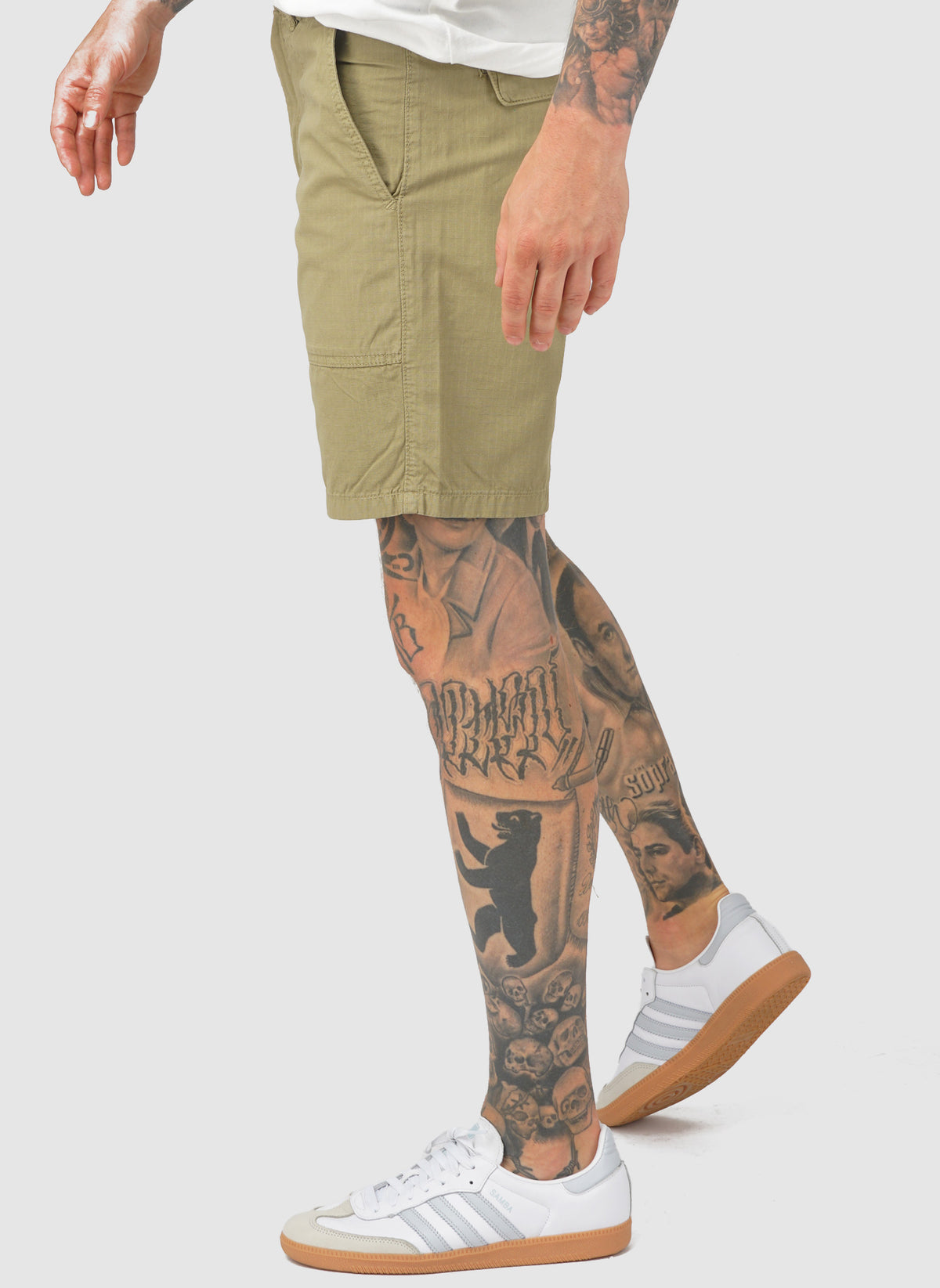 Patch Shorts - Herb