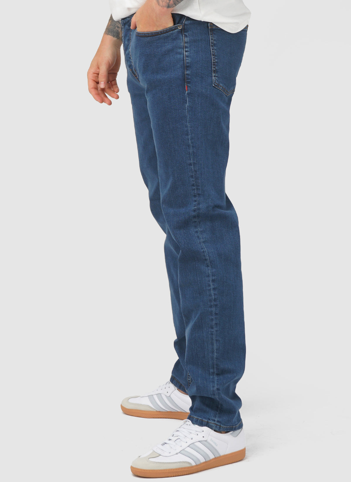 Regular Fit Jeans - Mid Wash