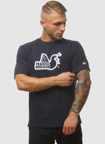 Outline Dove T-Shirt - Navy