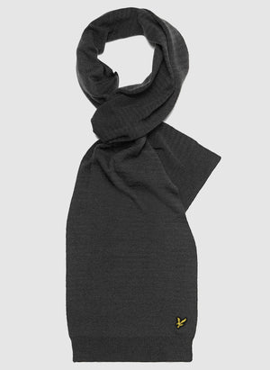 Plain Scarf - Mid Grey Marl