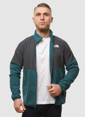 Glacier Heavyweight Full Zip - Deep Green/Asphalt Grey